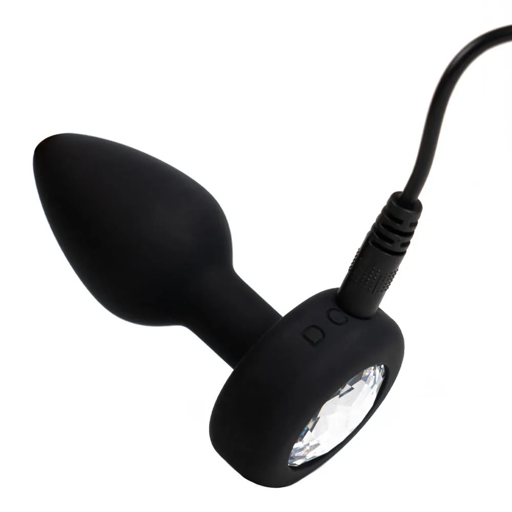 Sexyland Glamour Remote Control Vibrating Gem Butt Plug - Medium