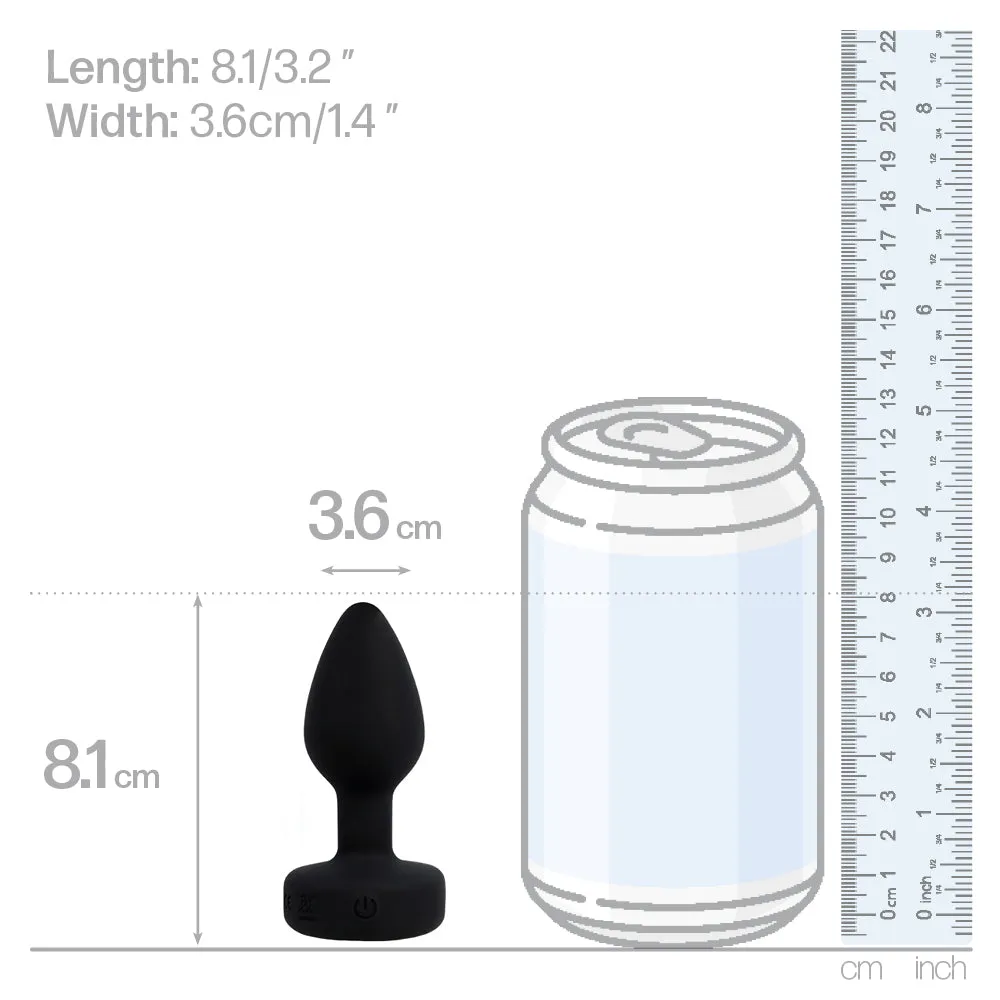 Sexyland Glamour Remote Control Vibrating Gem Butt Plug - Small