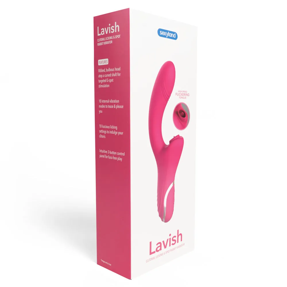Sexyland Lavish Clitoral Licking G-Spot Rabbit Vibrator