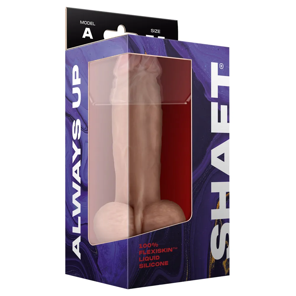 Shaft Flexiskin Liquid Silicone Realistic 7.5" Dildo With Balls