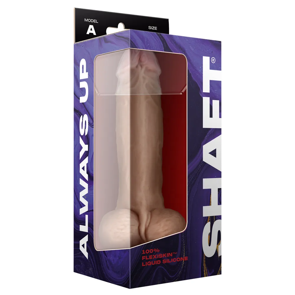 Shaft Flexiskin Liquid Silicone Realistic 9.5" Dildo With Balls