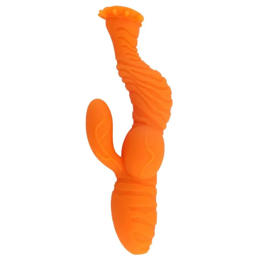 Silicone Flower Rabbit Vibrator for Women