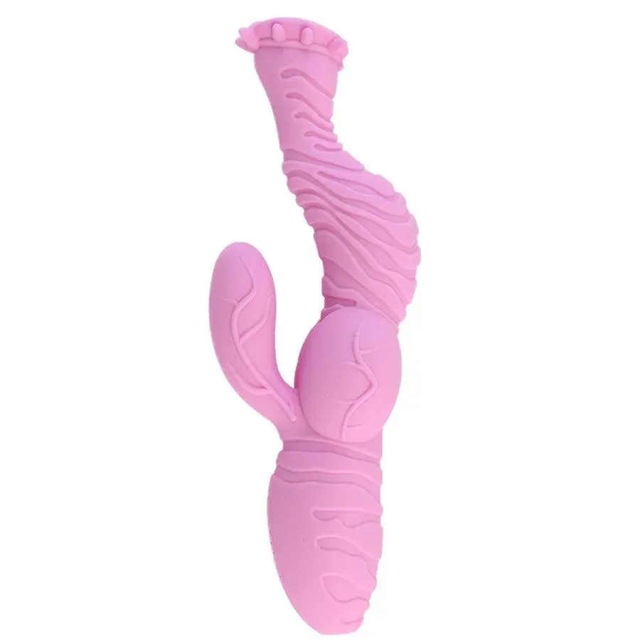 Silicone Flower Rabbit Vibrator for Women