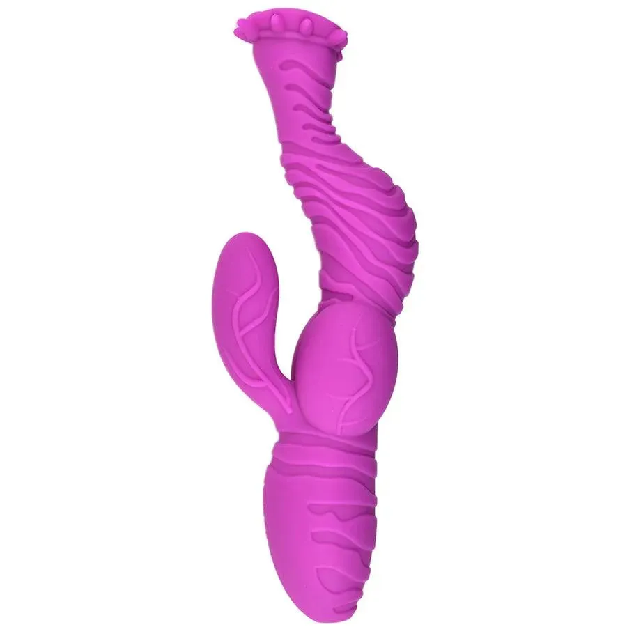 Silicone Flower Rabbit Vibrator for Women