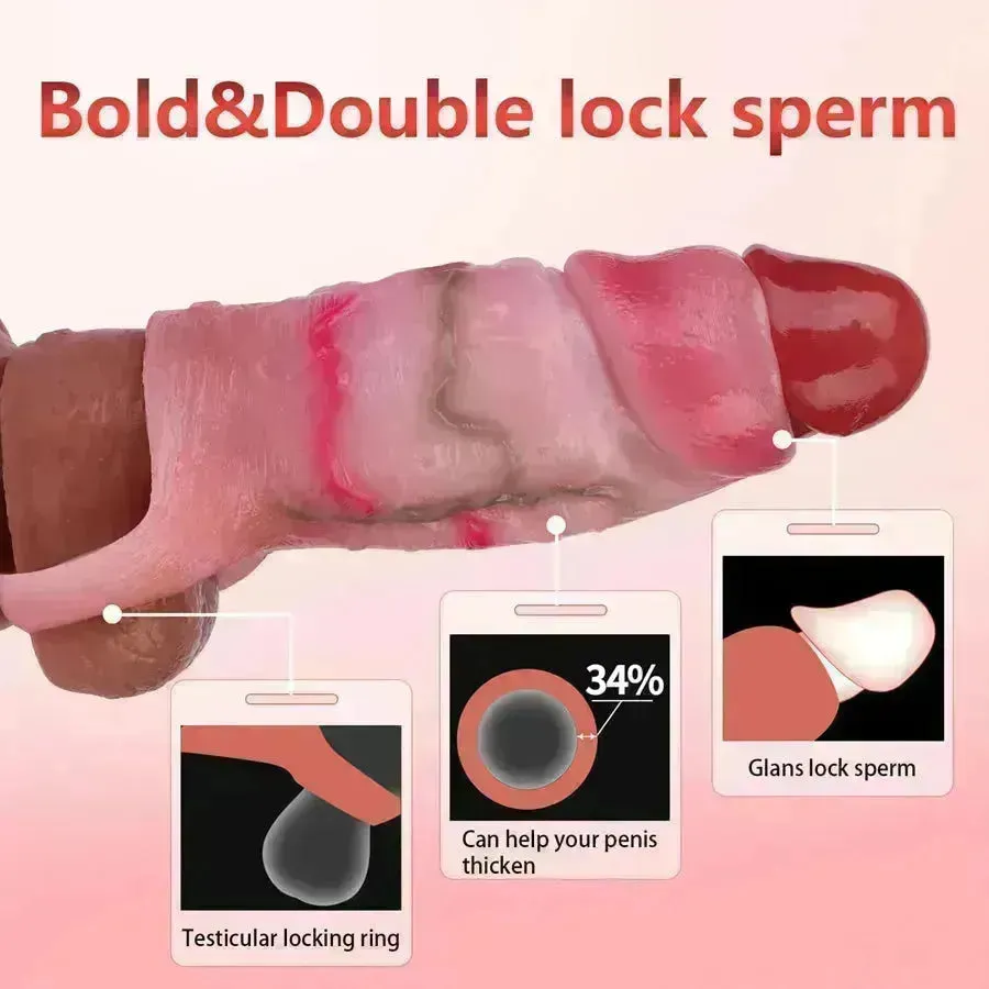 Silicone Girth Cock Sleeve
