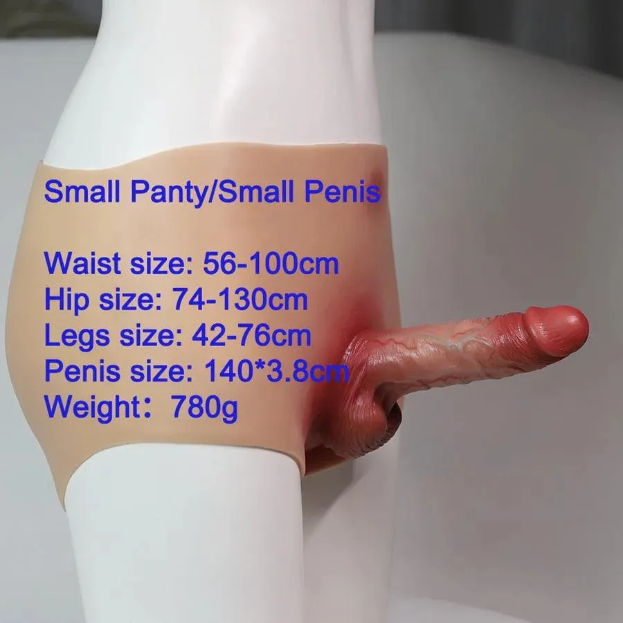 Silicone Lesbian Strap On Dildo