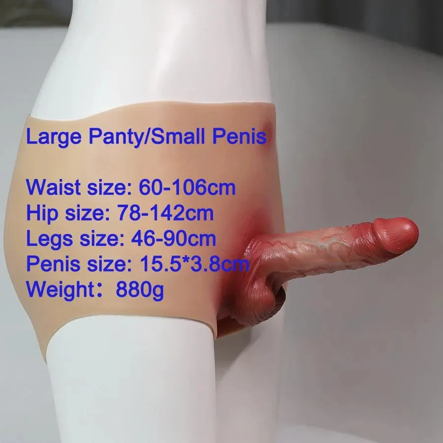 Silicone Lesbian Strap On Dildo