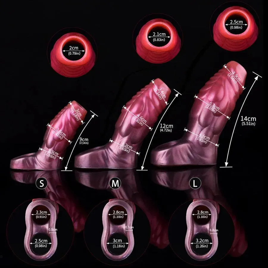 Silicone Penis Sleeve for Intense Sensations