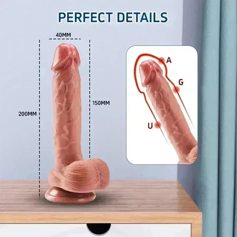 Silicone Realistic Penis Dildo
