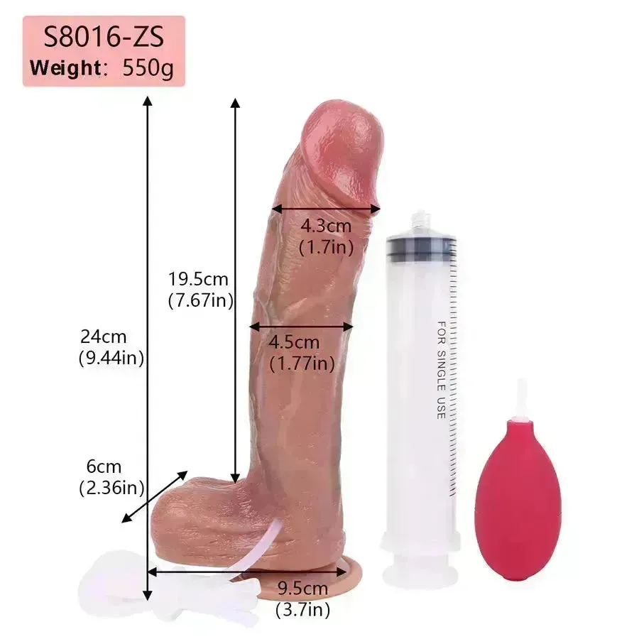 Silicone Realistic Squirting Dildo