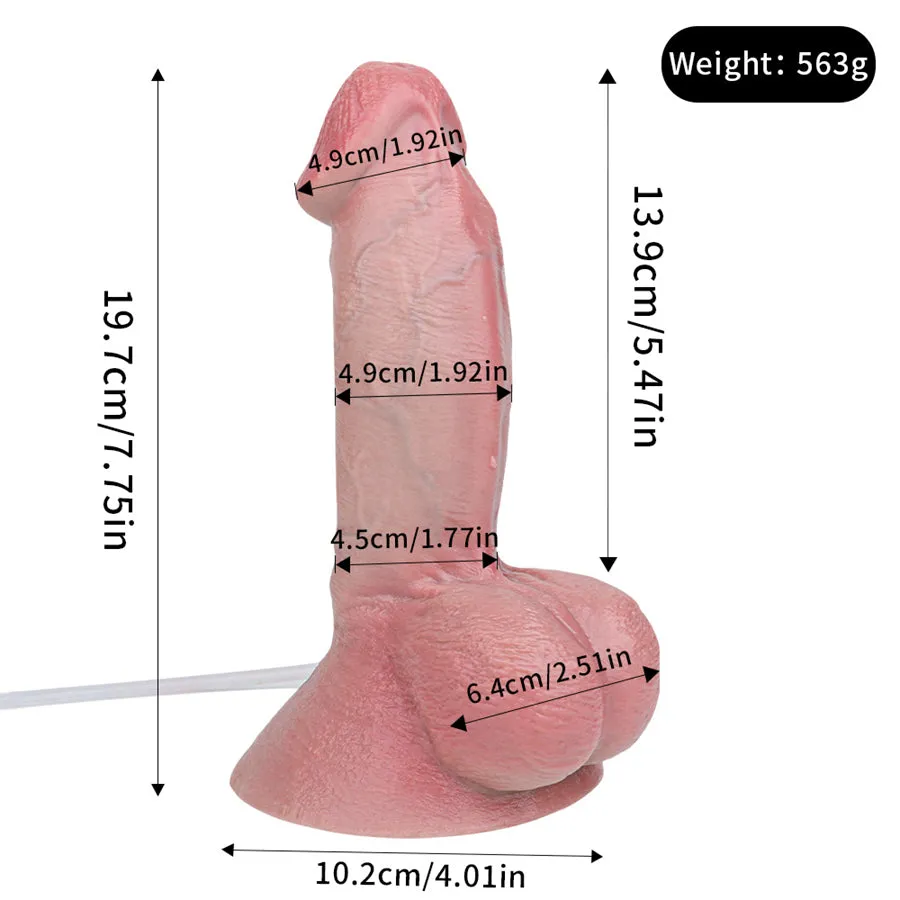 Silicone Suction Cup Squirting Dildo