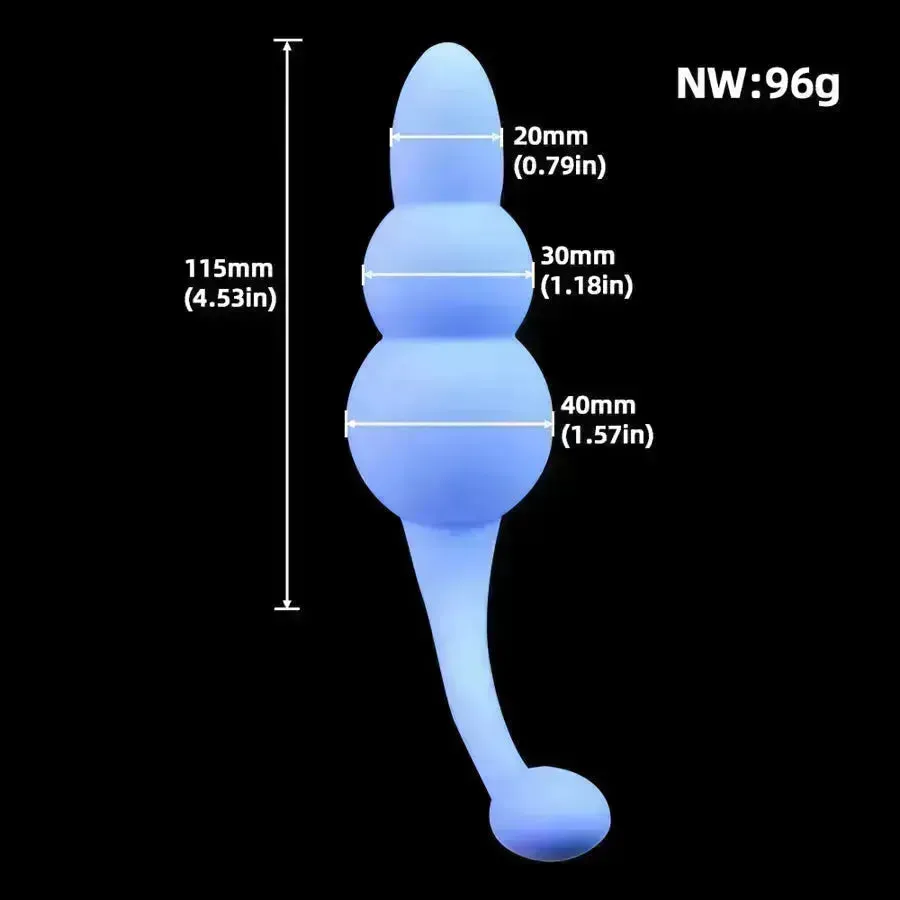 Silicone Vibrating Anal Plug