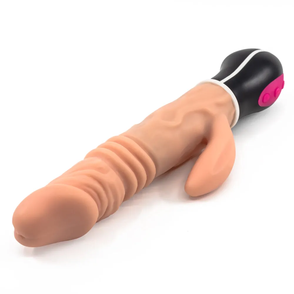 Skinsations Cumquake Thrusting Warming Rabbit Vibrator