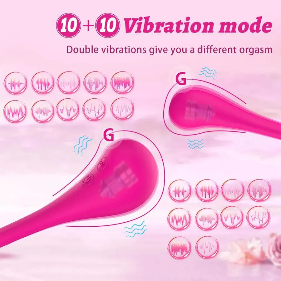 Smart APP Controlled Dual Head Vibrating Sex Toy