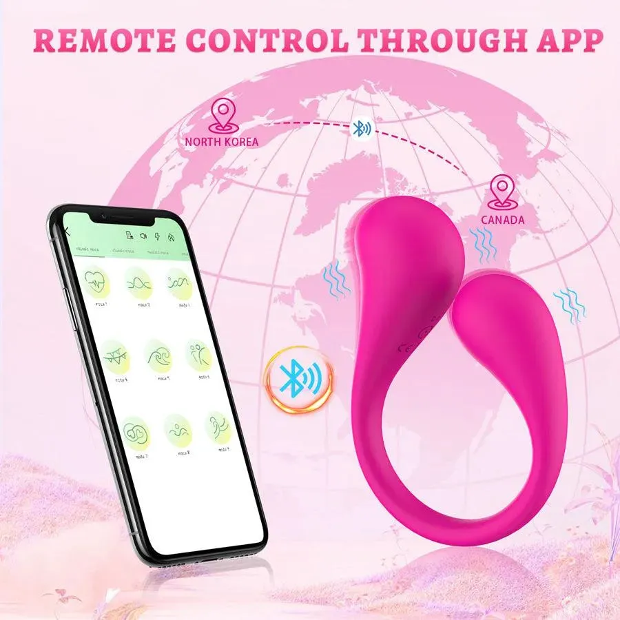 Smart APP Controlled Dual Head Vibrating Sex Toy