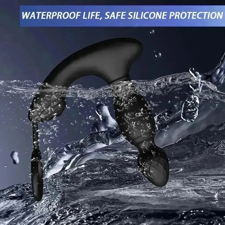 Smart App Controlled Thrusting Prostate Stimulator