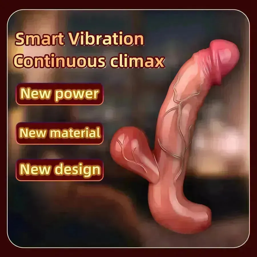 Smart Heating Realistic Dildo Vibrator