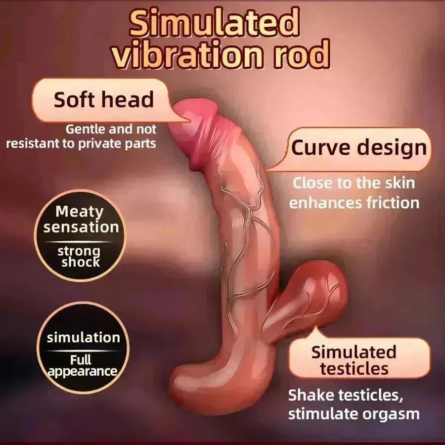 Smart Heating Realistic Dildo Vibrator
