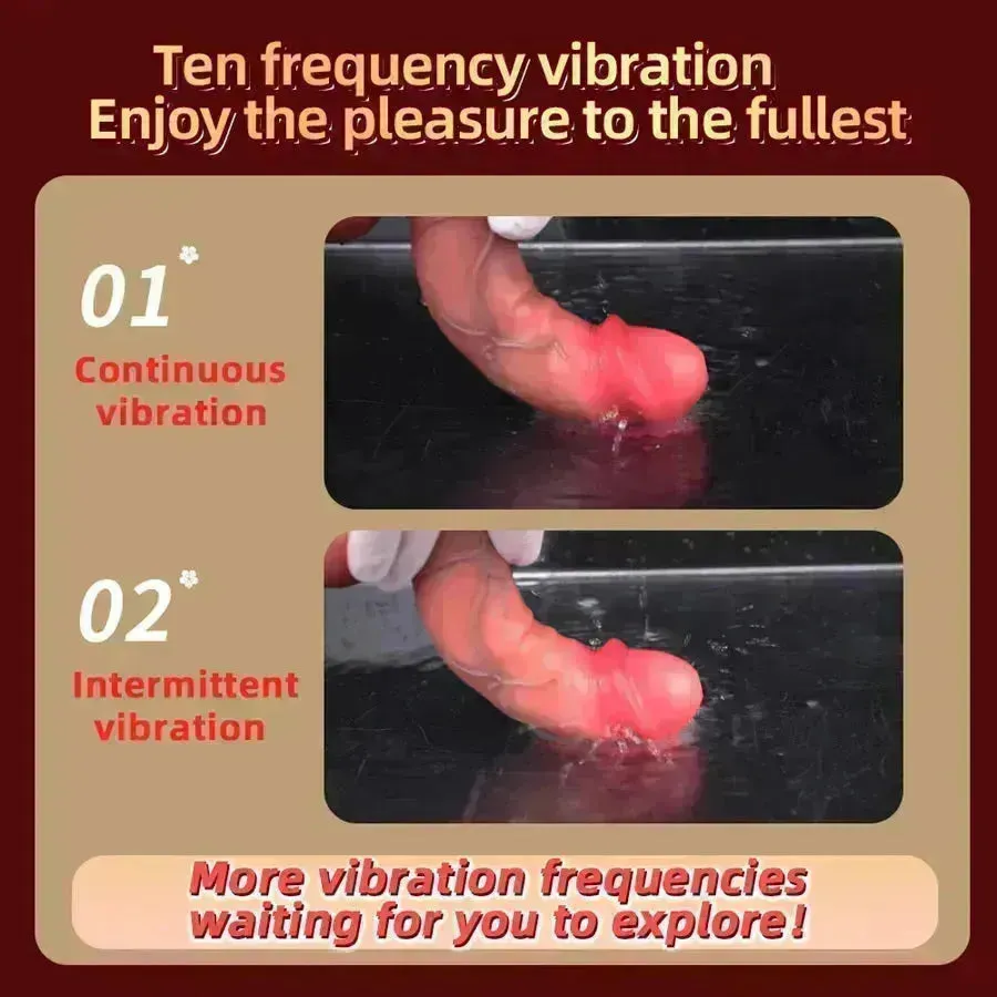 Smart Heating Realistic Dildo Vibrator