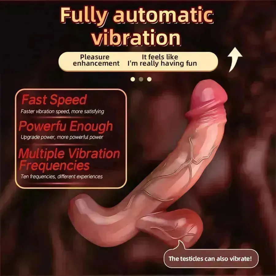 Smart Heating Realistic Dildo Vibrator