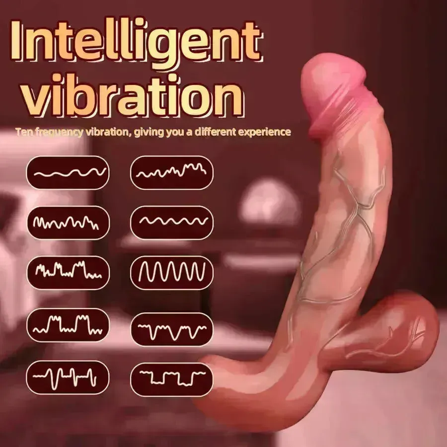 Smart Heating Realistic Dildo Vibrator