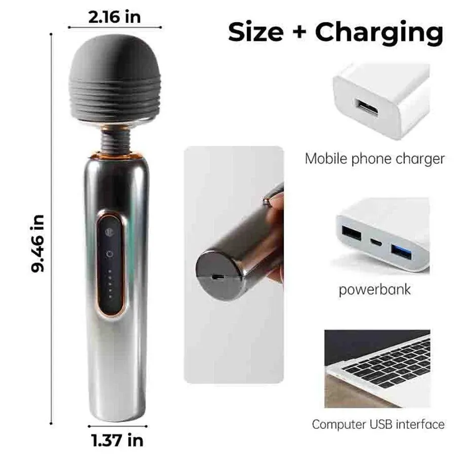 Smart Heating Wand Vibrator