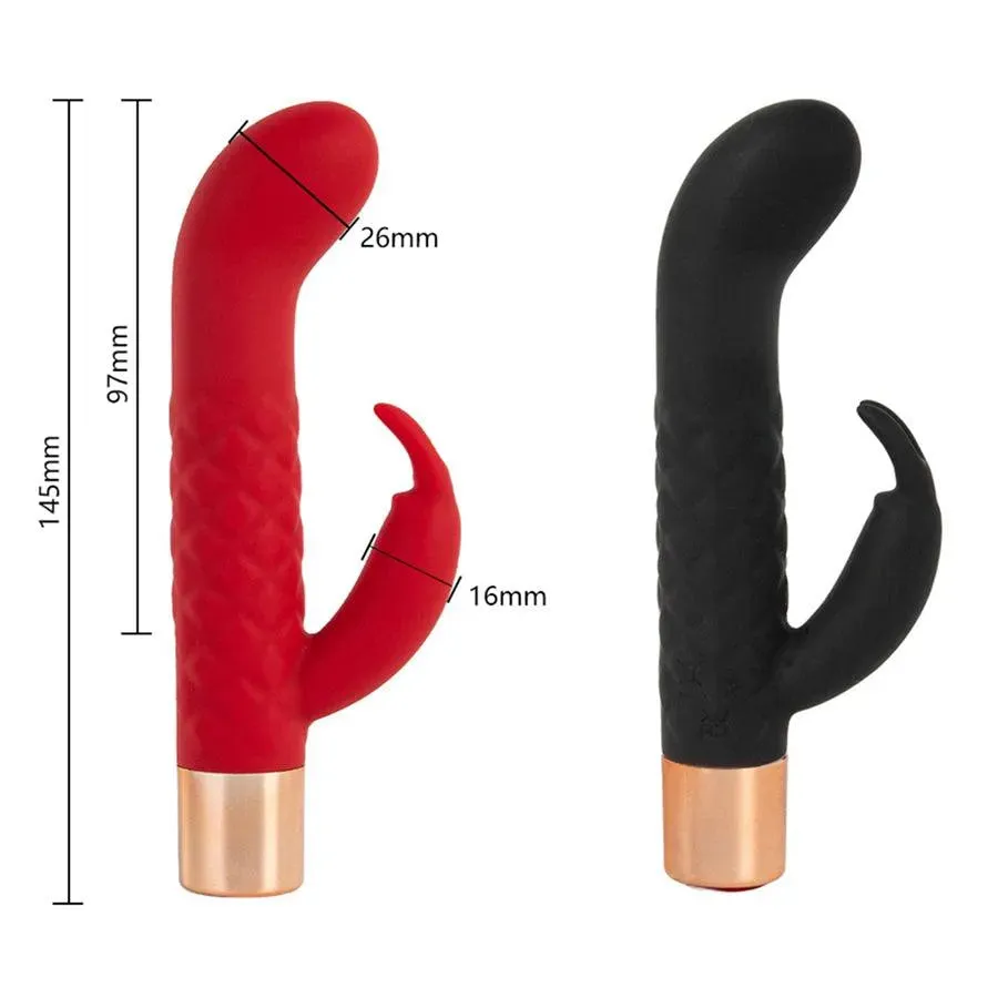 Soft Silicone Mini Diamond Rabbit Vibrator