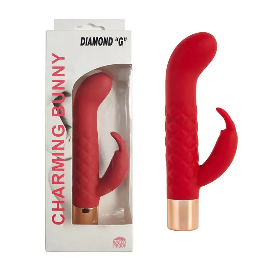 Soft Silicone Mini Diamond Rabbit Vibrator