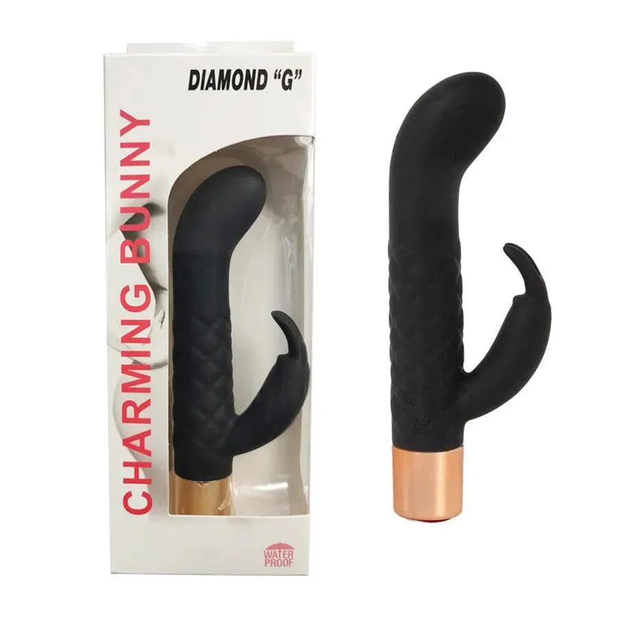 Soft Silicone Mini Diamond Rabbit Vibrator