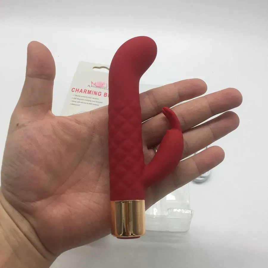 Soft Silicone Mini Diamond Rabbit Vibrator