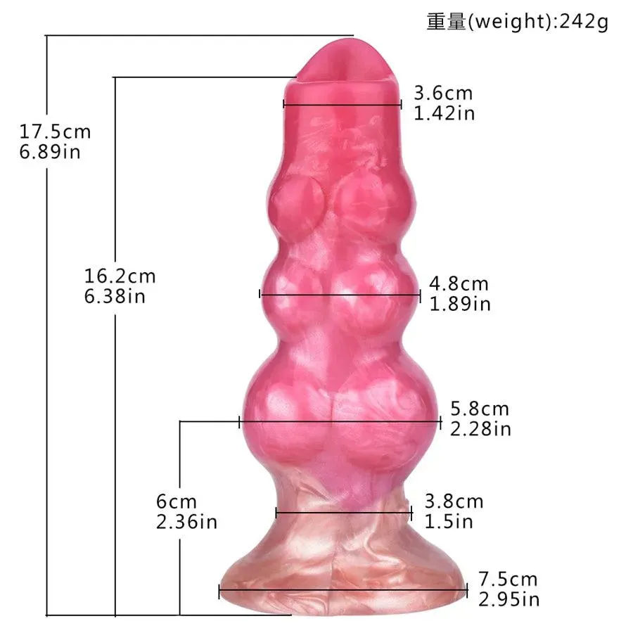 Soft Silicone Ovipositor Dildo Sex Toy