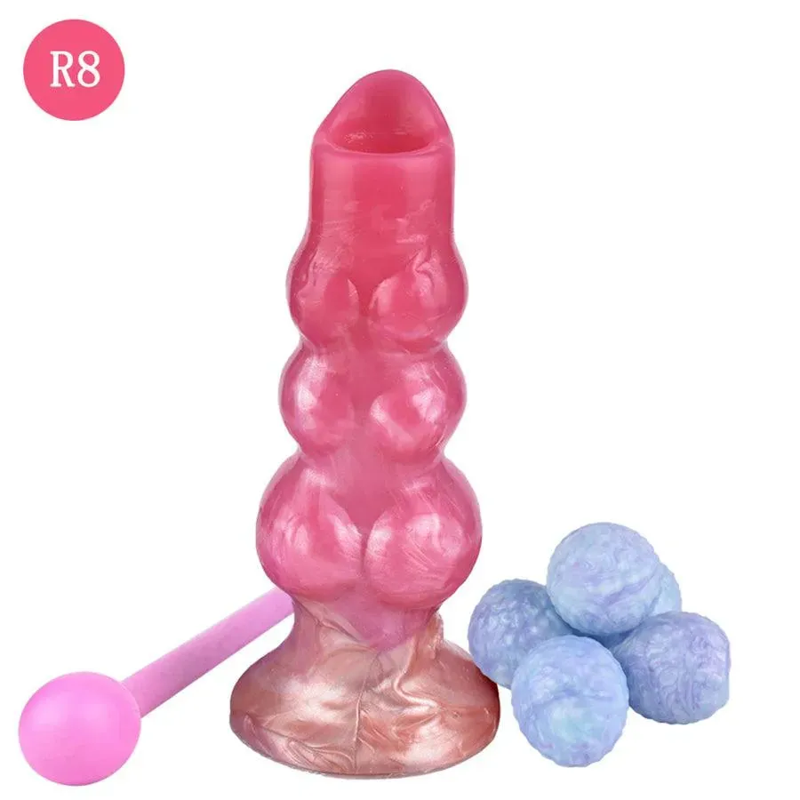 Soft Silicone Ovipositor Dildo Sex Toy