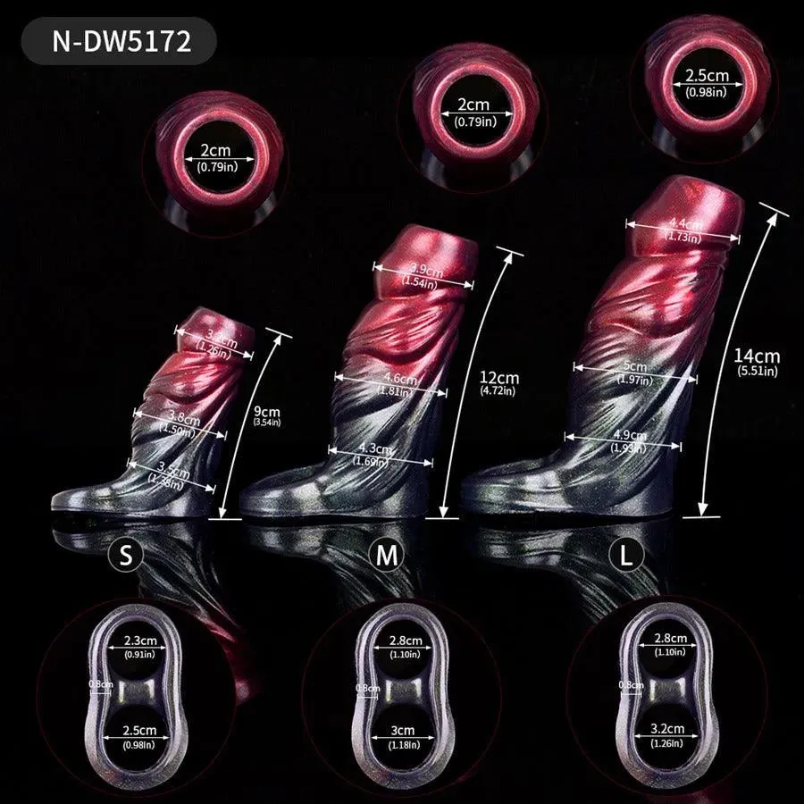 Soft Silicone Penis Extension Sleeve Sex Toy