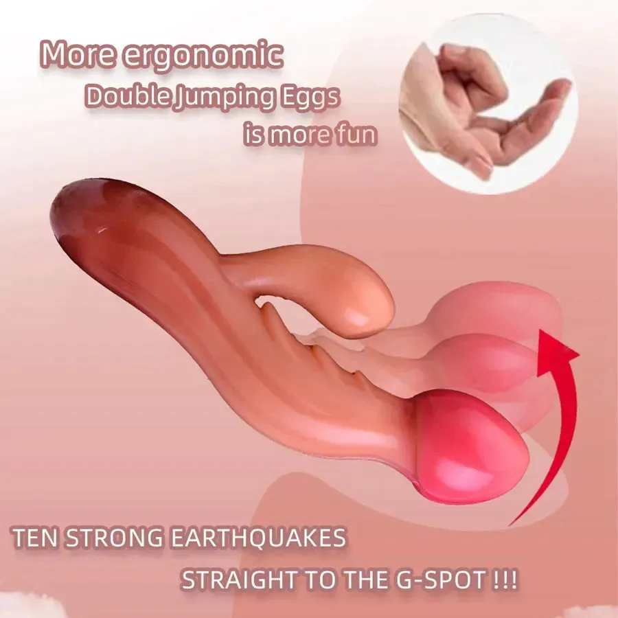 Soft Silicone Rabbit Dildo Vibrator