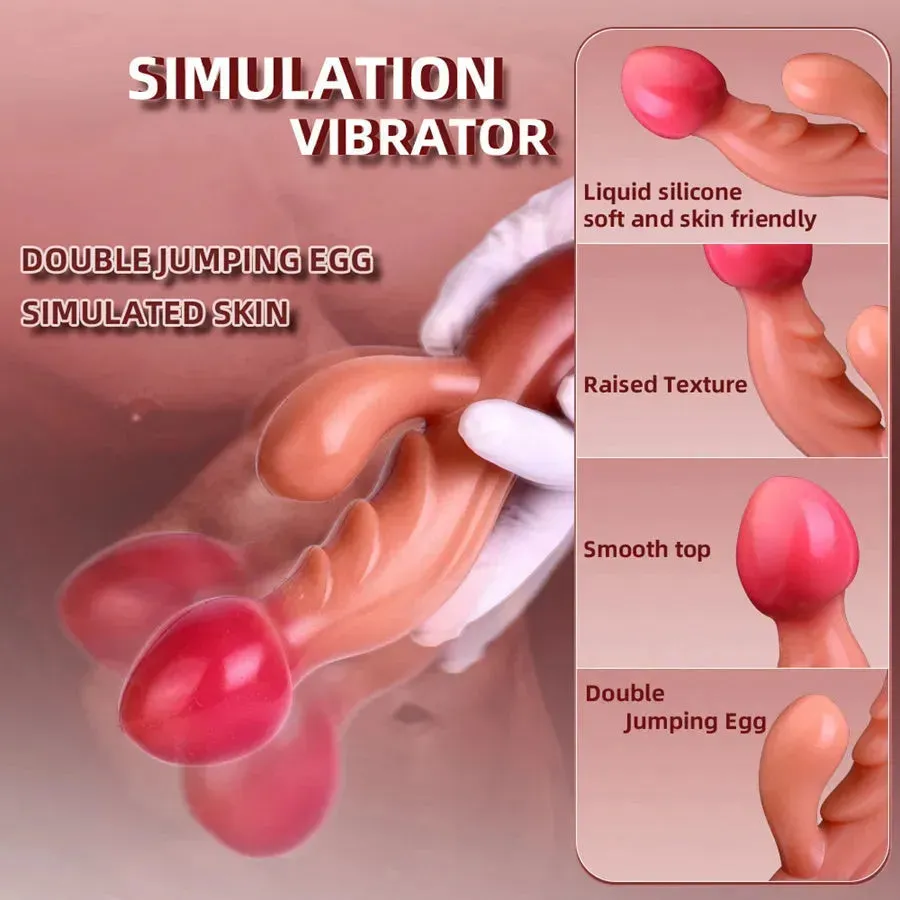 Soft Silicone Rabbit Dildo Vibrator