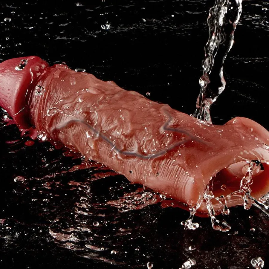 Soft Silicone Realistic Cock Sleeve for Men