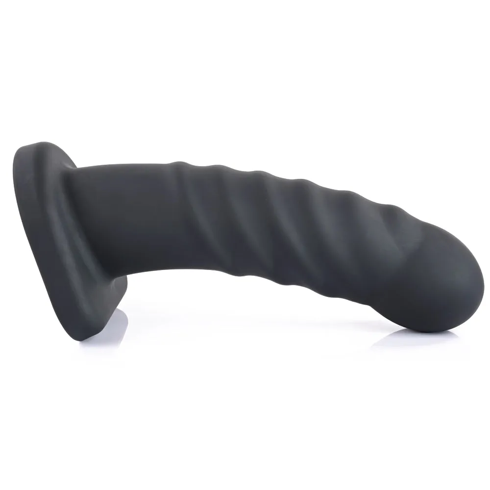 Sportsheets Banx 8" Ribbed Hollow Silicone Sheath Dildo