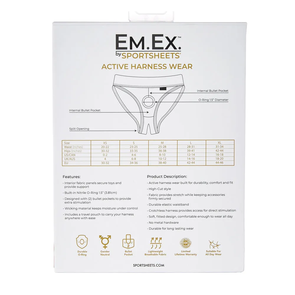 Sportsheets Em.Ex. Active Harness Wear - Silhouette Harness