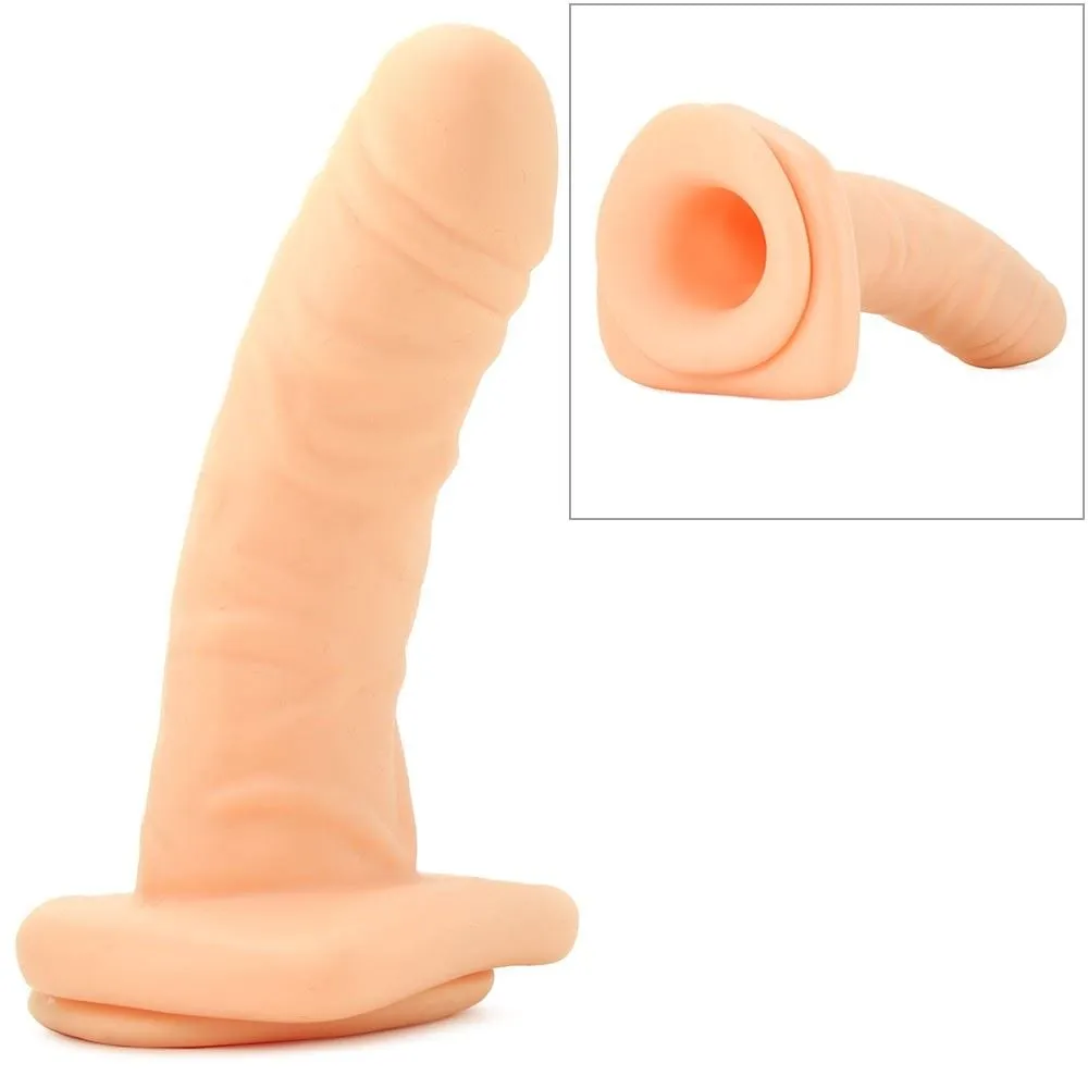 Sportsheets - Everlaster Strap On Harness with Hollow Wishbone Dildo (Black/Beige)