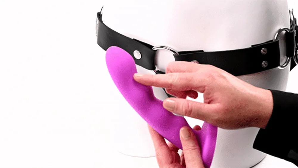 Sportsheets Nautia Solid Silicone 8" Ribbed G-Spot Dildo
