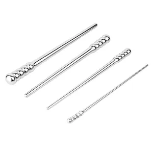 Stainless Steel Urethral Sounding Kink Sex Toy