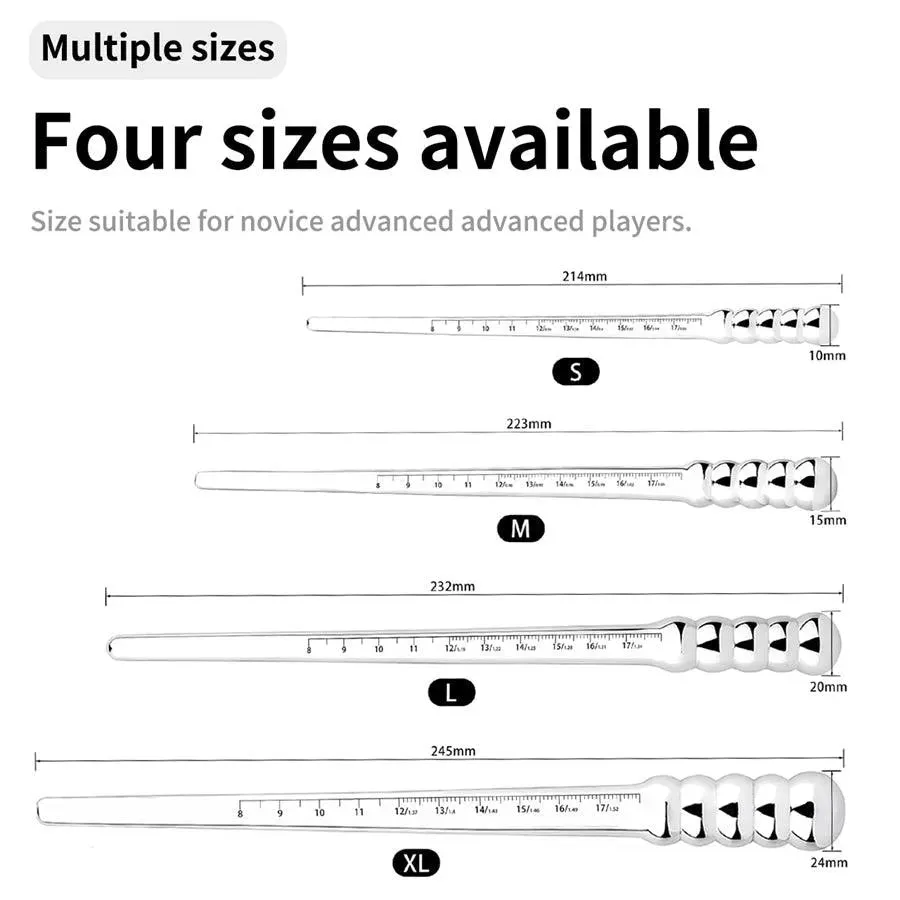 Stainless Steel Urethral Sounding Kink Sex Toy