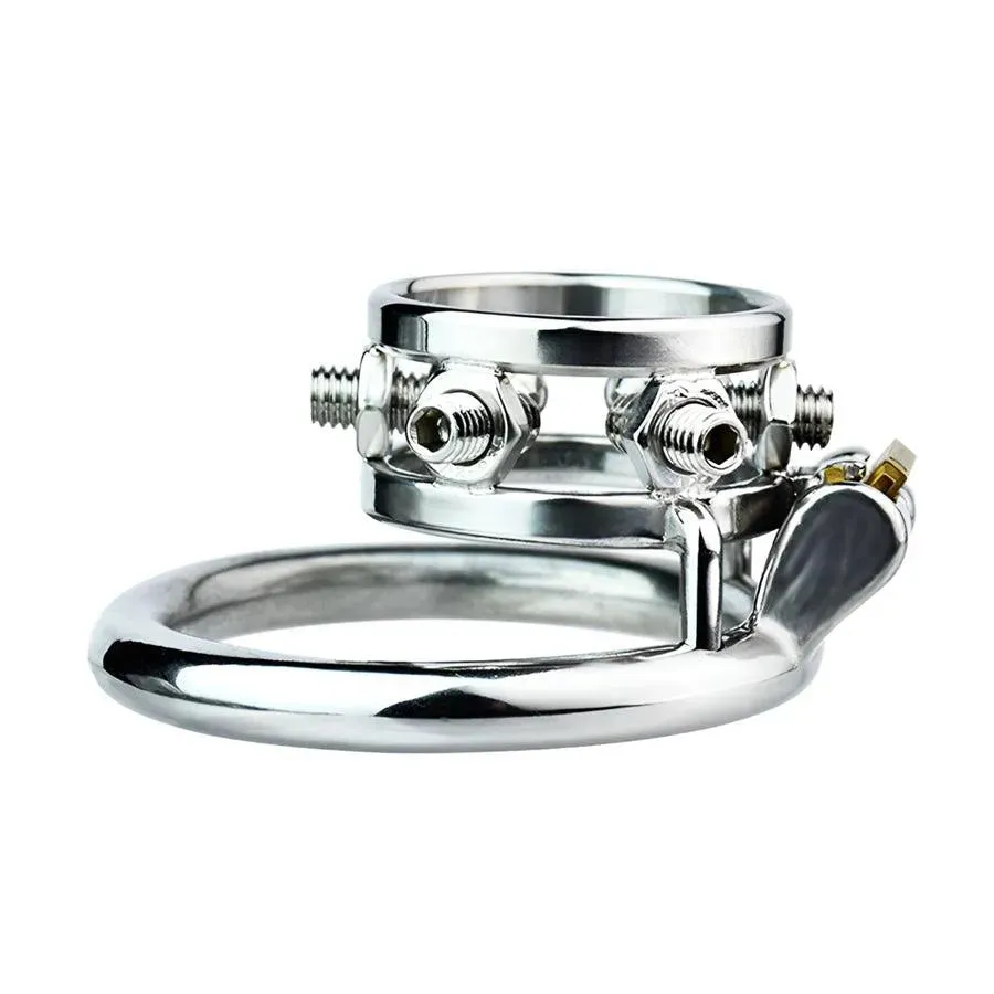 Steel Male Chastity Cage Belt BDSM Toy