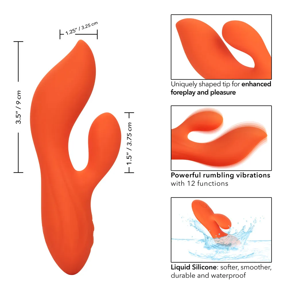 Stella Liquid Silicone Dual Teaser Rabbit Vibrator