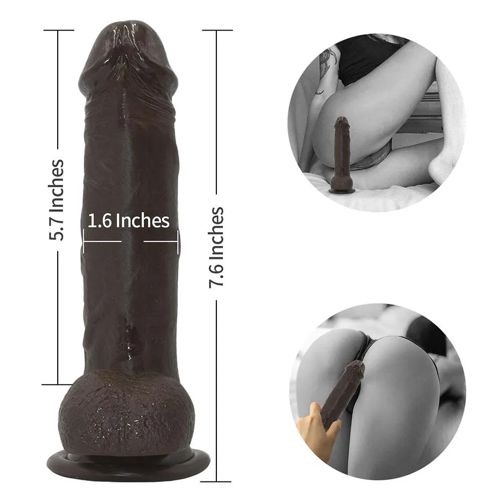 Strap-on Dildo Realistic Silicone Dildo Wearable Sex Harness for Couple Pegging