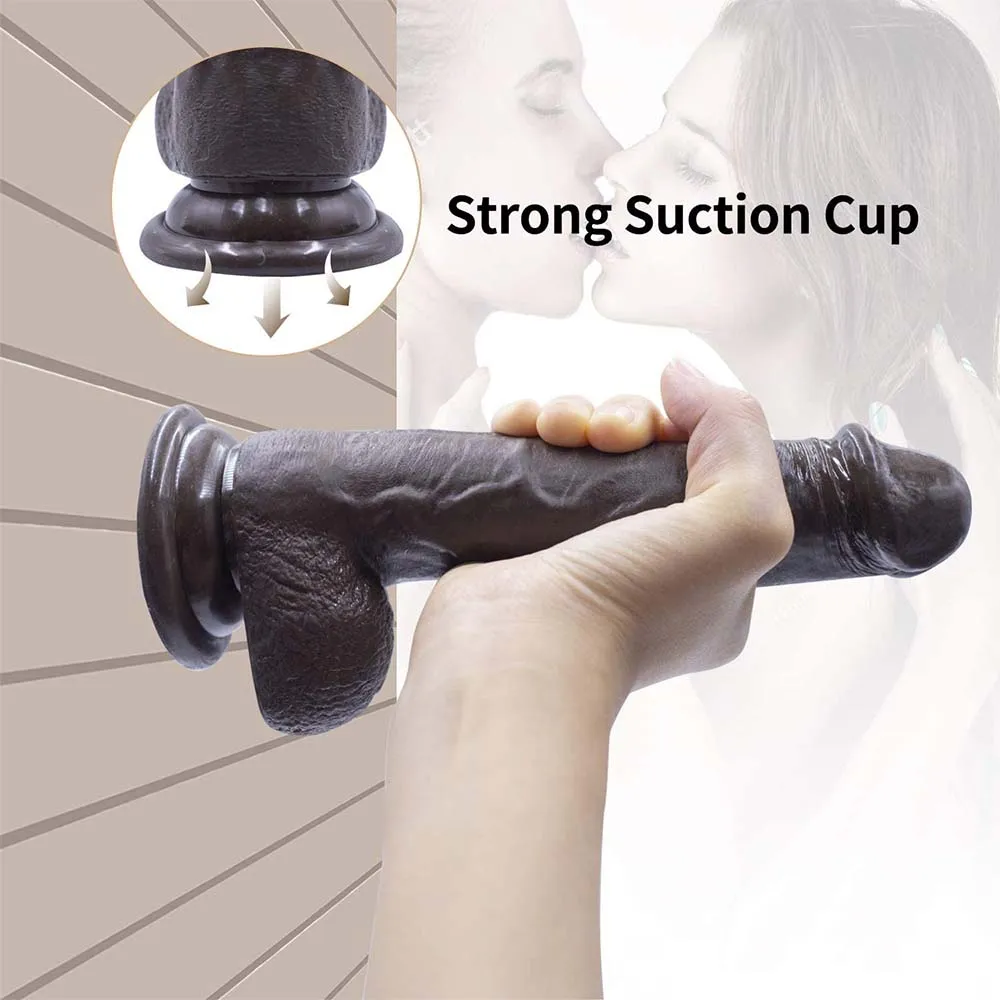 Strap-on Dildo Realistic Silicone Dildo Wearable Sex Harness for Couple Pegging