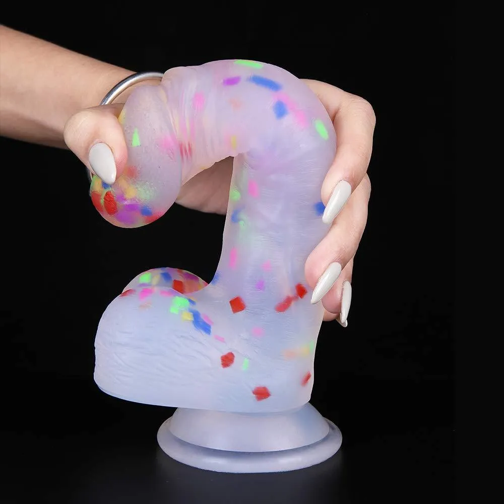 Strap-on Silicone Dildo with Adjustable Harness