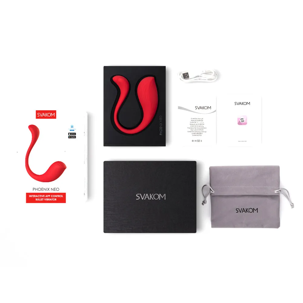 Svakom Neo Phoenix Interactive Wearable Bullet Vibrator
