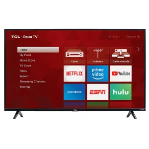 TCL 43" Class FHD (1080P) Roku Smart LED TV (43S325)
