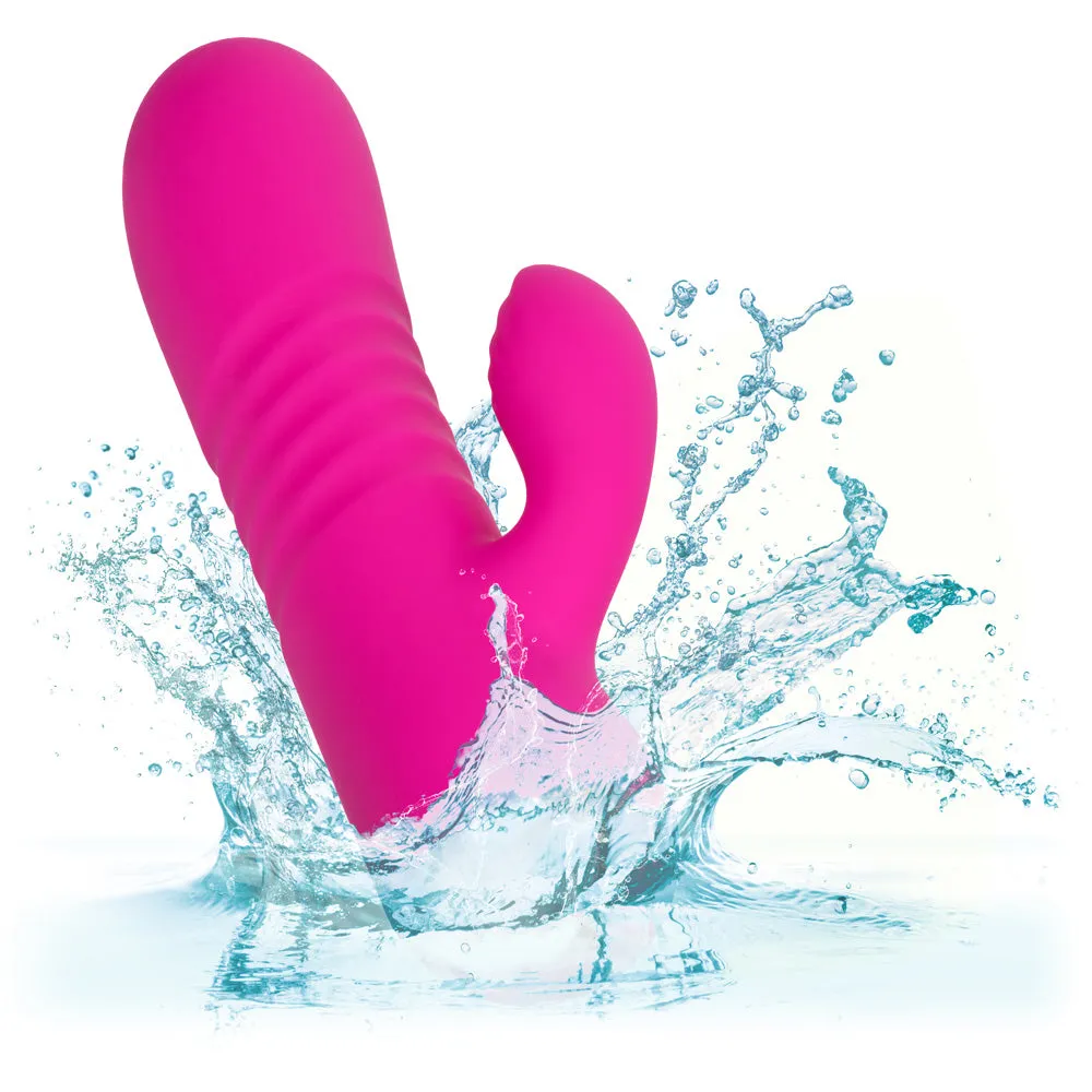 Thicc Chubby Honey Girthy Ribbed G-Spot Rabbit Vibrator